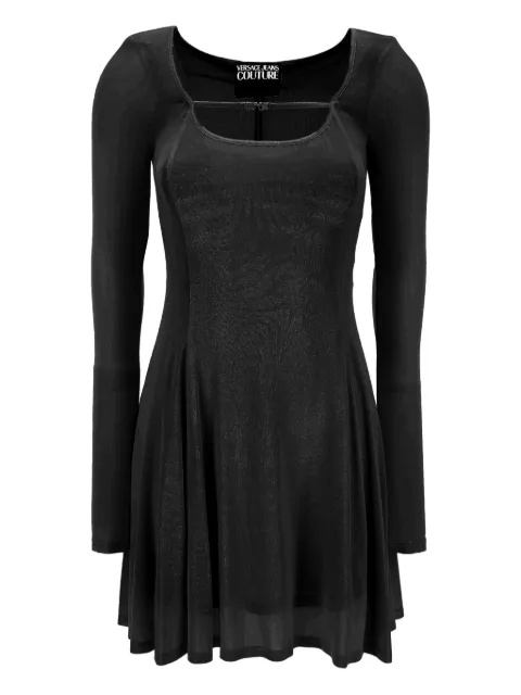 Versace Jeans Couture scoop-neck skater dress Black 79HAO922J0007