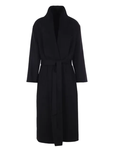 TOM FORD belted coat Black OCL023FMW083LB999