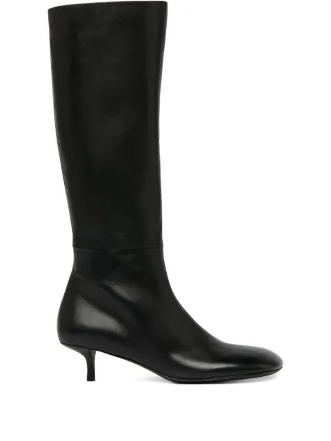 Marsèll Cotama kitten-heel leather boots Black MW8601P010