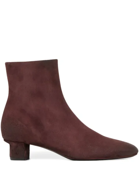 Marsèll suede heeled boots Red MW8720P024