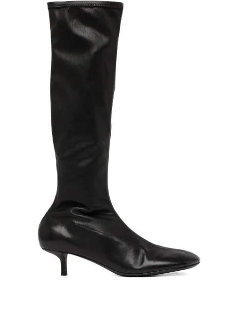 Marsèll leather kitten-heel boots Black MW8602P053