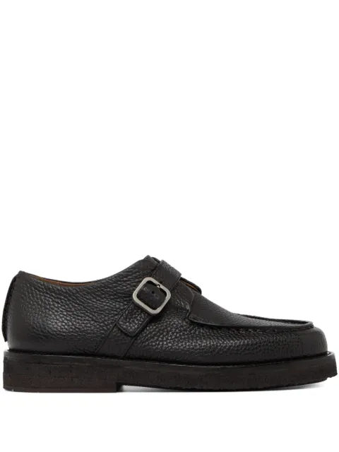 Marsèll buckled pebbled loafers Black MW8658P045