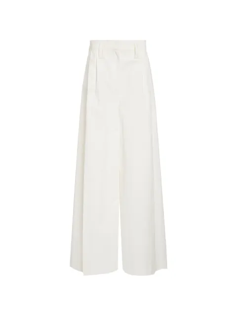 A.W.A.K.E. Mode wide-leg trousers White PF25P03C03