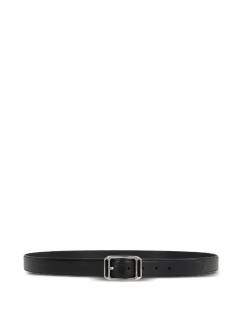 TOM FORD rectangle-buckle leather belt Black TB308LCL311Y