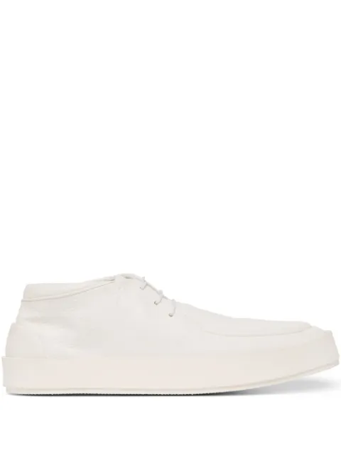 Marsèll leather lace-up derby shoes White MMG600P018