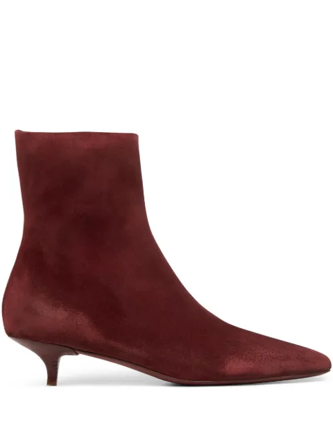 Marsèll Longiforma suede boots Red MW8620P044