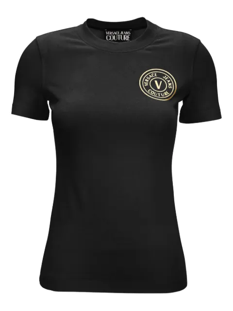 Versace Jeans Couture round-neck T-shirt Black 79HAHT01CJ03T