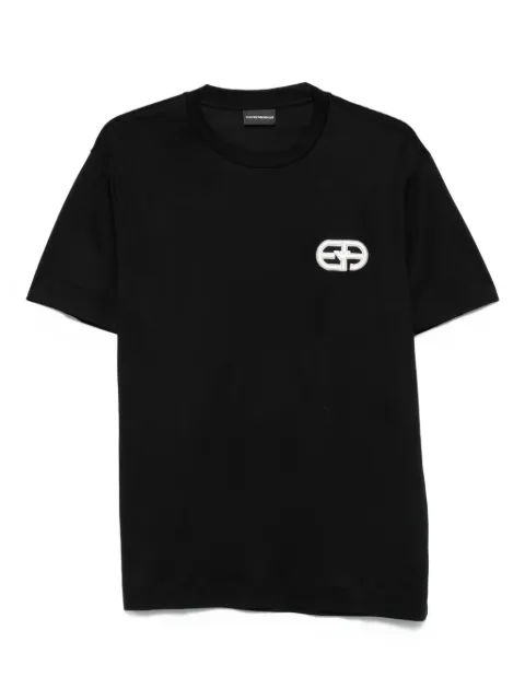 Emporio Armani eagle logo T-shirt Black 8N1TF51JUVZ