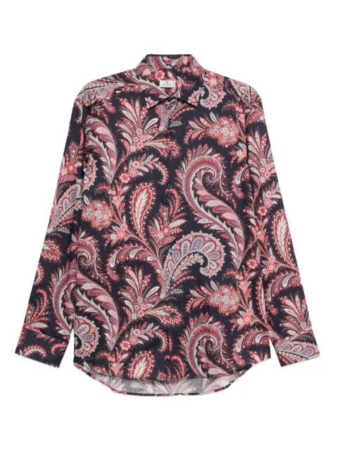 ETRO floral paisley-print cotton shirt Blue MRIB000199SA5L1