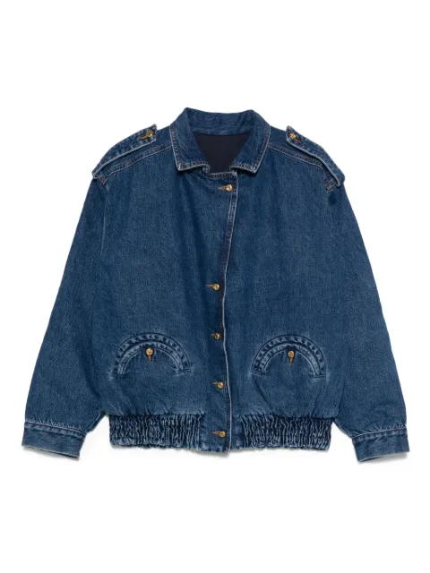 Blazé Milano elasticated pocket denim jacket Blue JKNDN01ODN