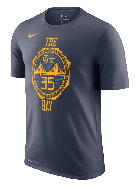 Nike NBA GSW "The Bay" T-shirt Grey 9Z2B7BAWZWARKDDURANT