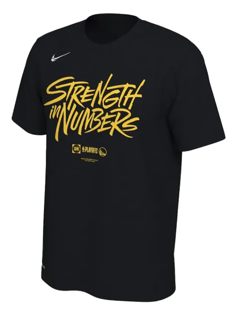 Nike NBA Golden State Warriors Dri-Fit "2019 Playoffs Bound Mantra" T-shirt Black 70518600ABLK