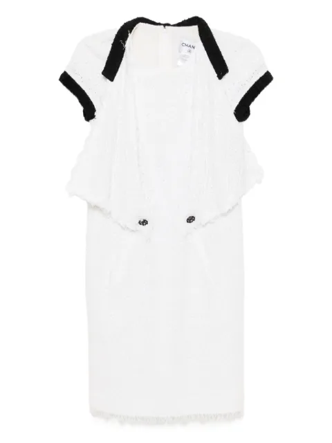 CHANEL Pre-Owned 2011 tweed dress White P41041W04881B4212