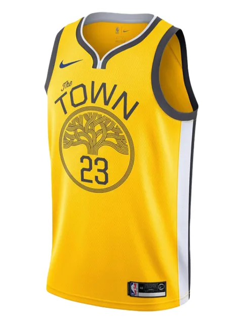 Nike NBA Warriors "Draymond Green Earned Edition" jersey Yellow BQ1159