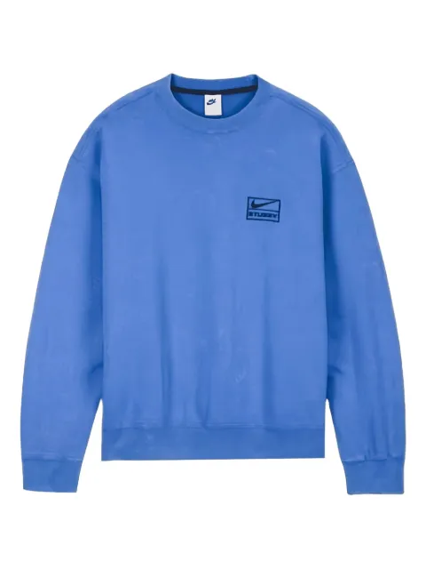 Nike acid-wash crew-neck sweatshirt Blue DR4024