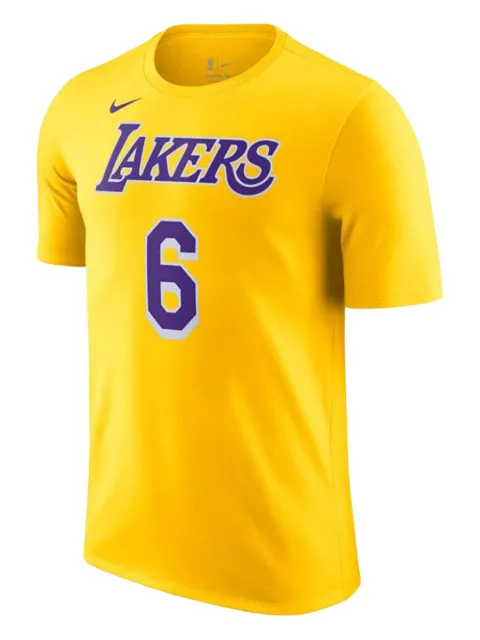 Nike Lebron James La Lakers T-shirt Yellow DR6380