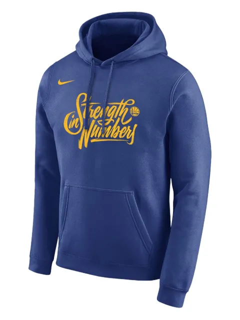 Nike Golden State Warriors "Strength In Numbers" hoodies Blue M31314