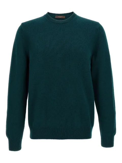 Zanone crew-neck wool sweater Green 810234ZN207