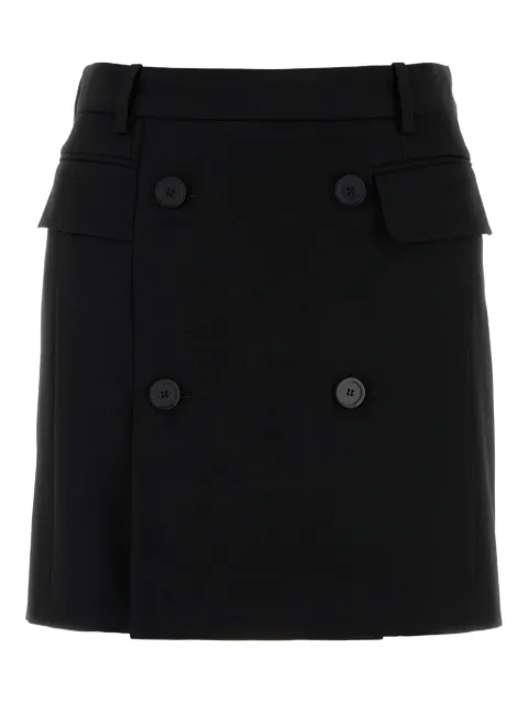 Balenciaga decorative-buttons mini skirt Black 838765TRT01