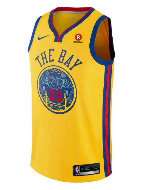 Nike NBA Golden State Warriors "Chinese Heritage" jersey Yellow 9Z2B7BY1PGREEN