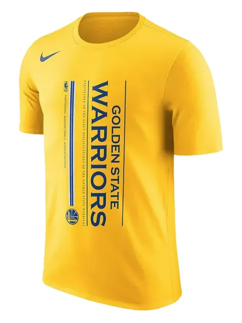Nike NBA Golden State Warriors Dri-Fit T-shirt Yellow AQ6865