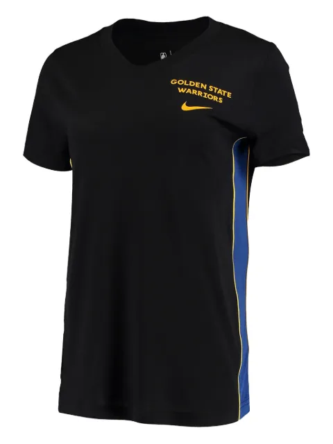 Nike WoNBA Golden State Warriors V-neck T-shirt Black AV0068