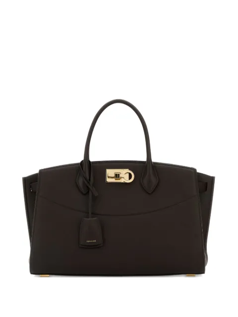 Ferragamo Ferragamo Studio leather tote bag Brown 785996