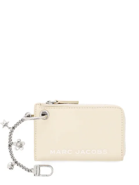 Marc Jacobs top-zip charm wallet White 2F5SCP017S01123