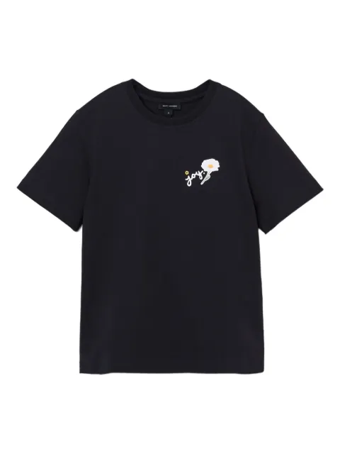 Marc Jacobs daisy cotton T-shirt Black 2F5RTP006C24001