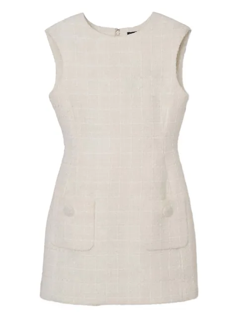 Marc Jacobs tweed pocket mini dress Neutrals 2S5RDR072W14111
