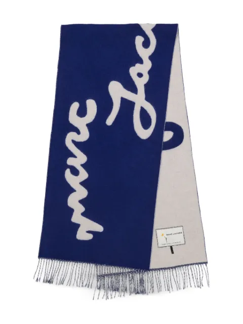 Marc Jacobs Marc is Joy wool scarf Blue 2F5RRA001W19490