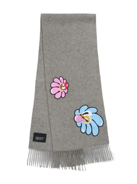 Marc Jacobs The Daisy fringed scarf Grey 2F5RRA001K40028