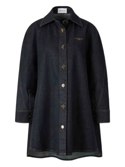 Givenchy button-fastening denim shirt Blue BW61F1516P