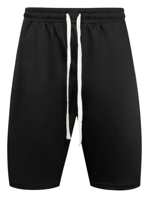 UNTITLED ARTWORKS drawstring drop-crotch shorts Black UASS25UP0LSH0ESSPUKK