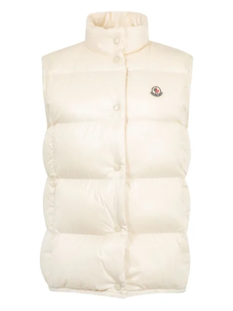 Moncler Badia quilted gilet White L20931A001415963V