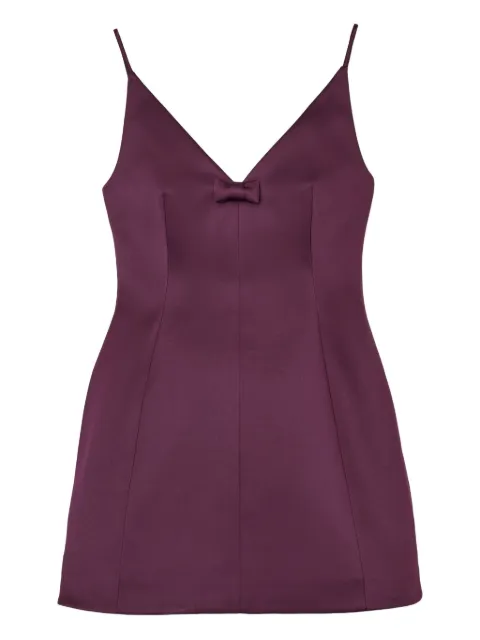 Marc Jacobs bow-detail mini dress Red 2F4RDR046W10510