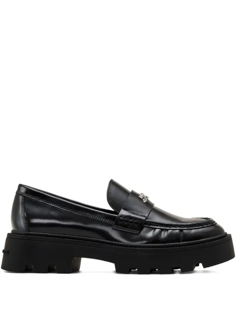 Marc Jacobs The Frankie logo-plaque platform loafers Black 2F5FFL001F27001