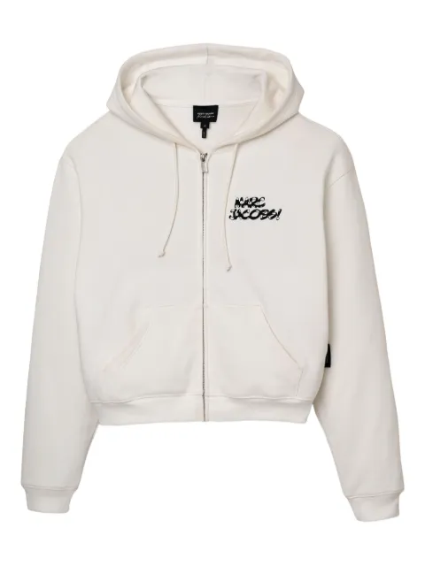 Marc Jacobs dice-print zip-up hoodie White 2F5RTP053C57101