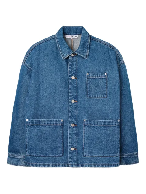 Marc Jacobs embroidered-patch denim jacket Blue 2F5RJC052D20478