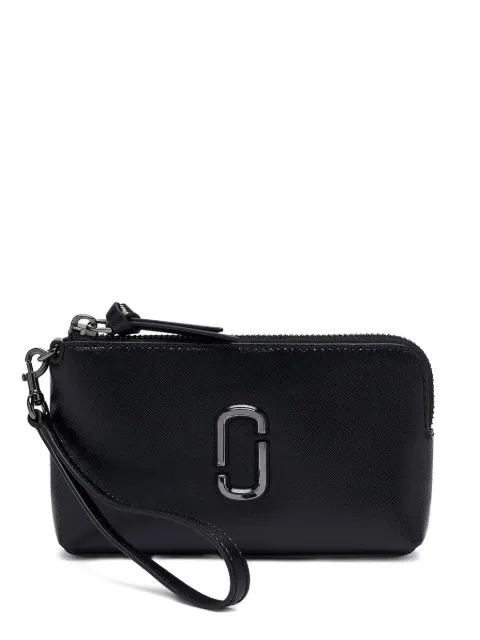 Marc Jacobs The Snapshot leather zip wristlet Black 2F5SCP002S01001
