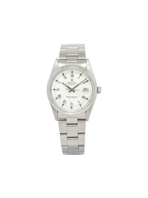 Rolex Oyster Perpetual Date 34mm White 15000