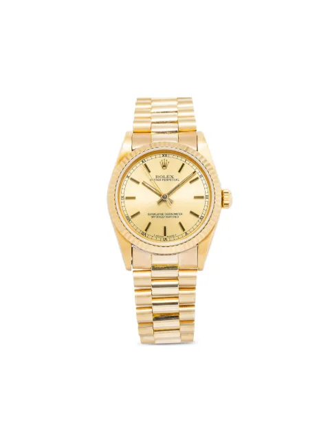 Rolex Oyster Perpetual 30mm Gold 67518