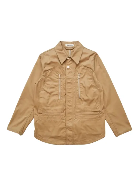 Namacheko Helios zip-pocket overshirt Neutrals NS25135N1210