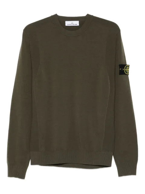 Stone Island crew-neck sweater Green K2S155100001S00A1