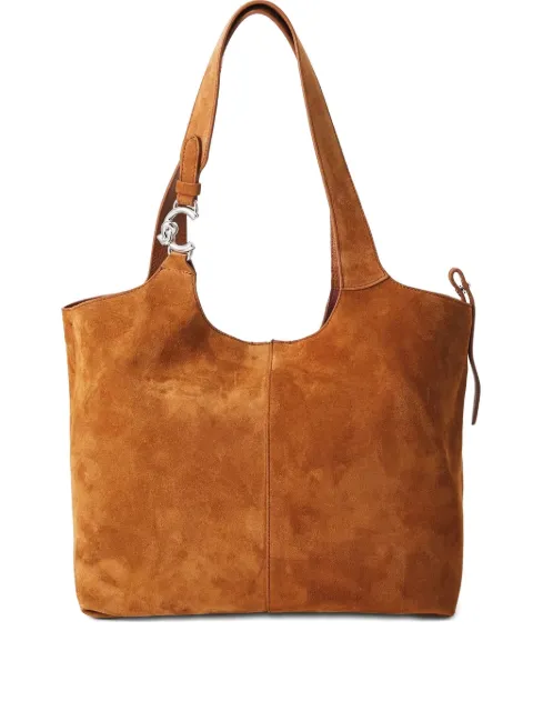 Coccinelle suede shoulder bag Brown E1THE110101W11