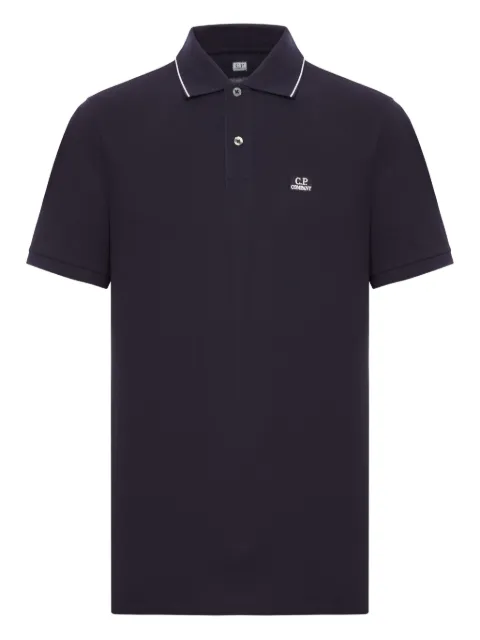 C.P. Company logo-detailed polo shirt Blue RCCMPL722A005263W888