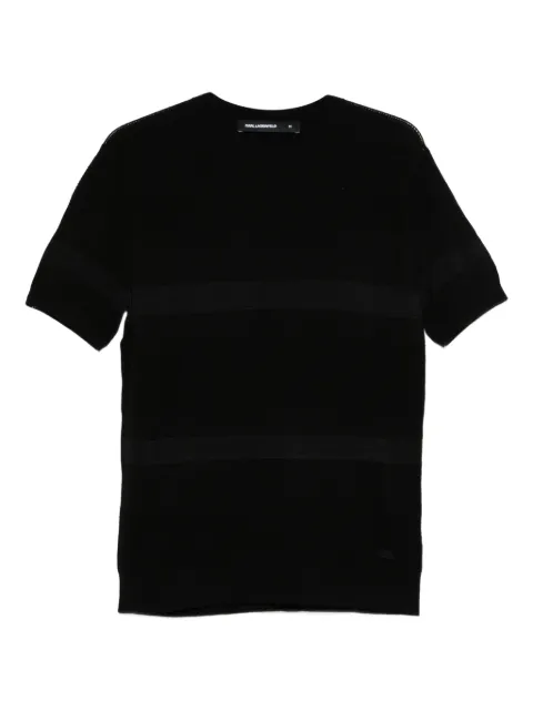Karl Lagerfeld short-sleeved T-shirt Black 655037553307