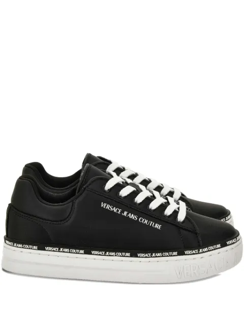 Versace Jeans Couture logo-detail lace-up trainers Black 79VA3SK5ZPB25