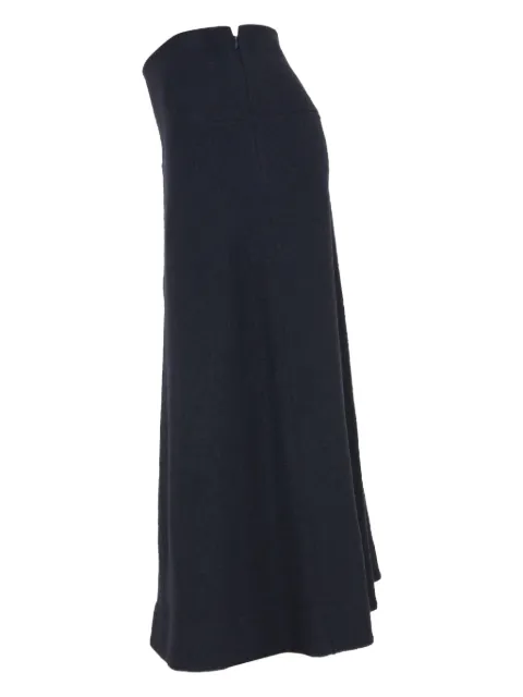 Jil Sander zip-fastening midi skirt Blue J02MA0028J40016401