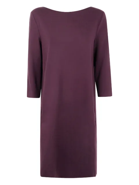 Liviana Conti boat-neck dress Red F5WI18